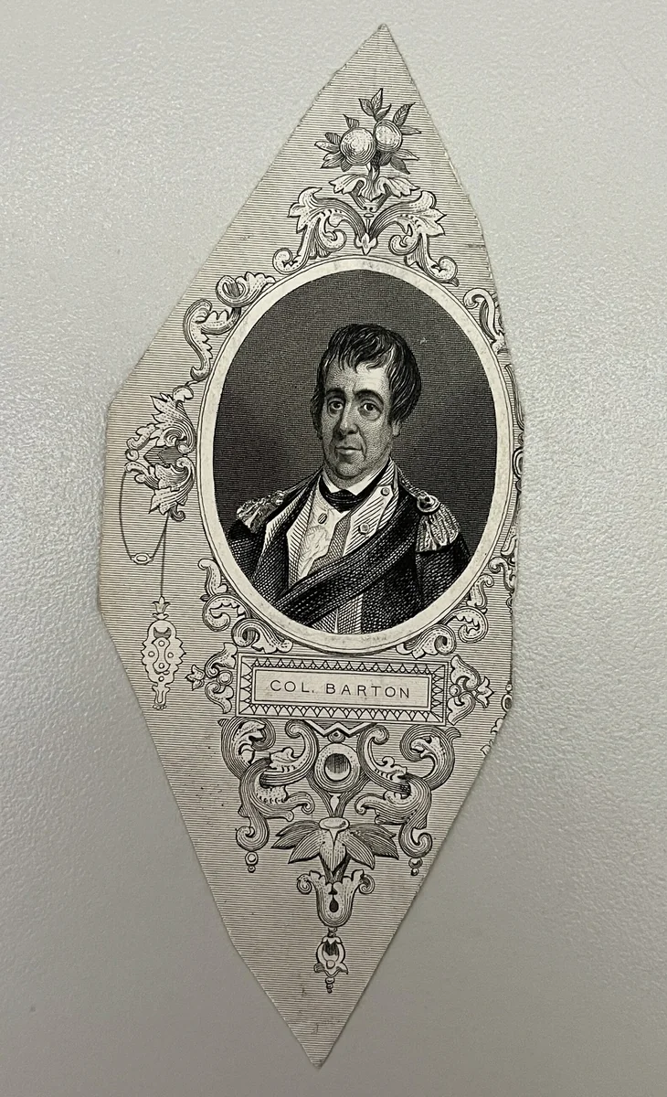 Colonel Barton by Artist Unknown, other, 1800-1899
