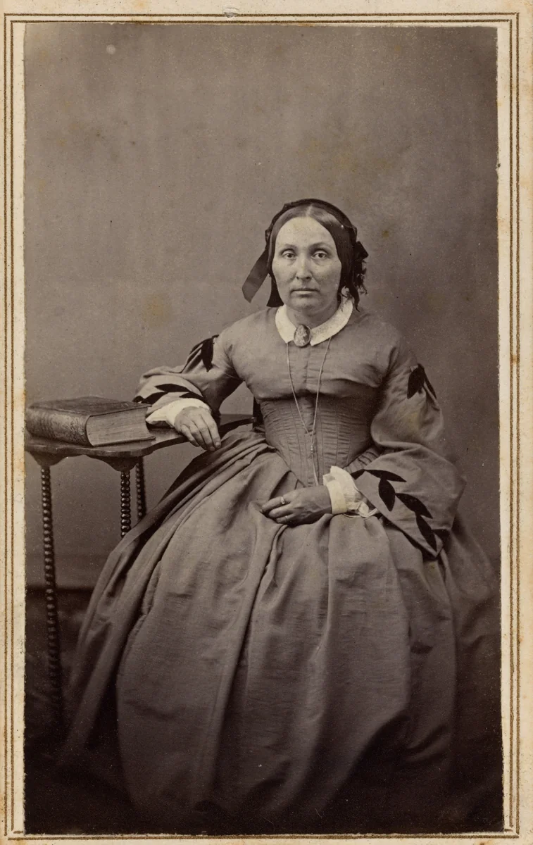 Portrait of a Woman by Henrietta M. Hart, photograph, 1860-1869