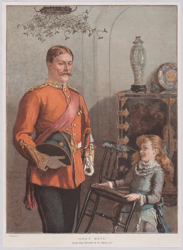 Don't Move, from "The Graphic" Christmas Number by William Small, print, 1884