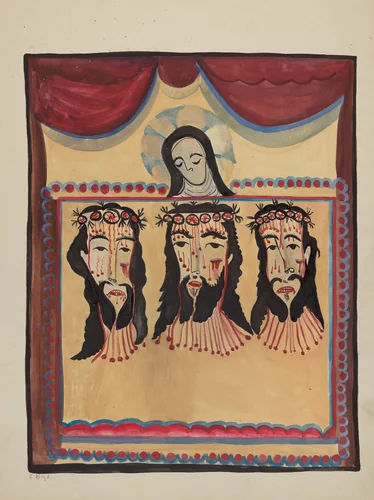 Retablo by E. Boyd, index of american design, 1935-1942