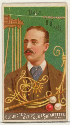 Daly, Billiards, from the Goodwin Champion series for Old Judge and Gypsy Queen Cigarettes by Goodwin & Company, print, 1888