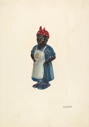 Negro Mammy Bank by Robert Clark, index of american design, 1937