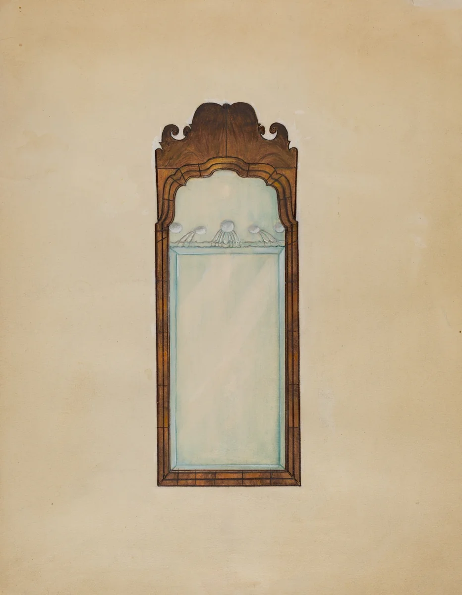 Mirror by Harold Smith, index of american design, 1936