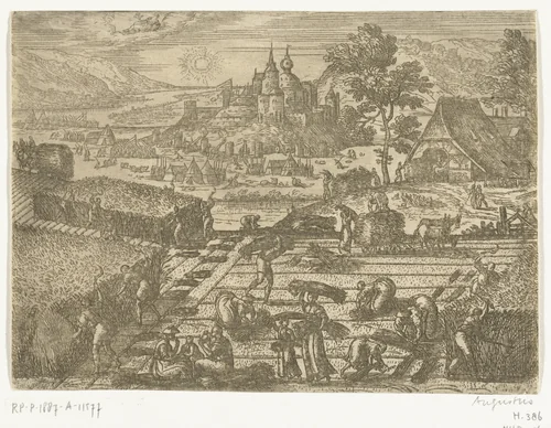 Augustus by Pieter van der Borcht, print, 1545-1608