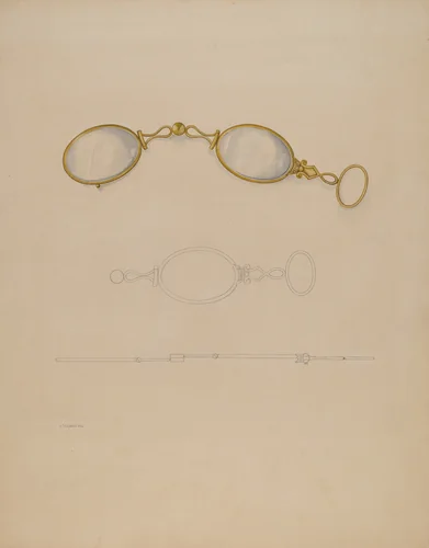 Lorgnette by Isidore Steinberg, index of american design, 1937