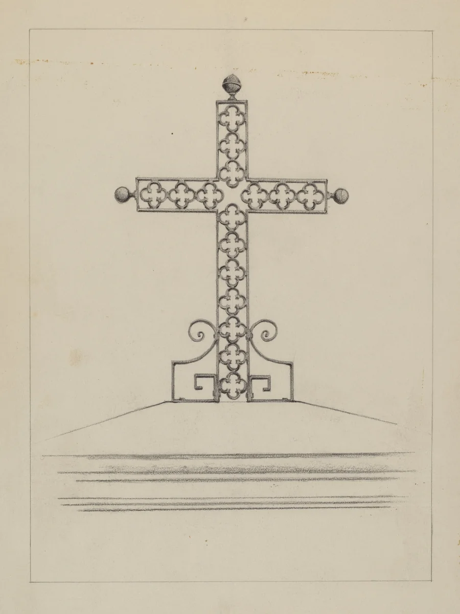 Cross by Aurelia Arbo, index of american design, 1937