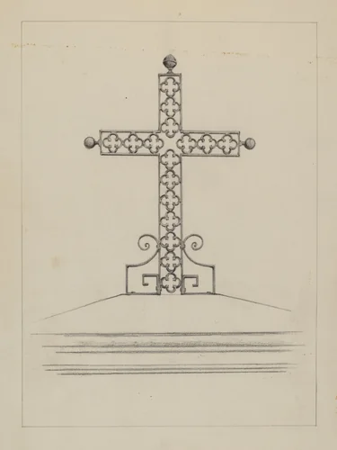Cross by Aurelia Arbo, index of american design, 1937