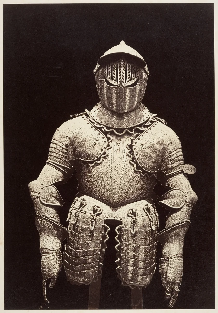 [Parade Armor of the Duke of Savoy, Real Armería de Madrid] by Jane Clifford, photograph, 1866