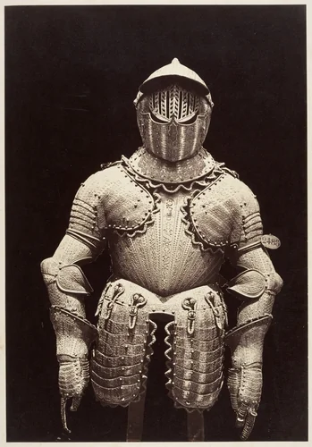 [Parade Armor of the Duke of Savoy, Real Armería de Madrid] by Jane Clifford, photograph, 1866