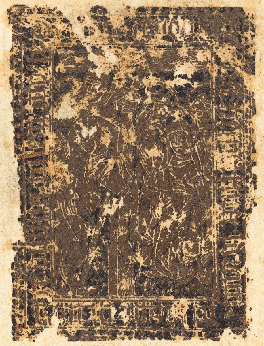 The Deposition from the Cross by German 15th Century, print, 1480-1489