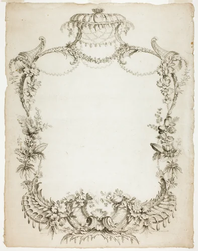 Ornamental Border by Gabriel Huquier, print, 1715-1772