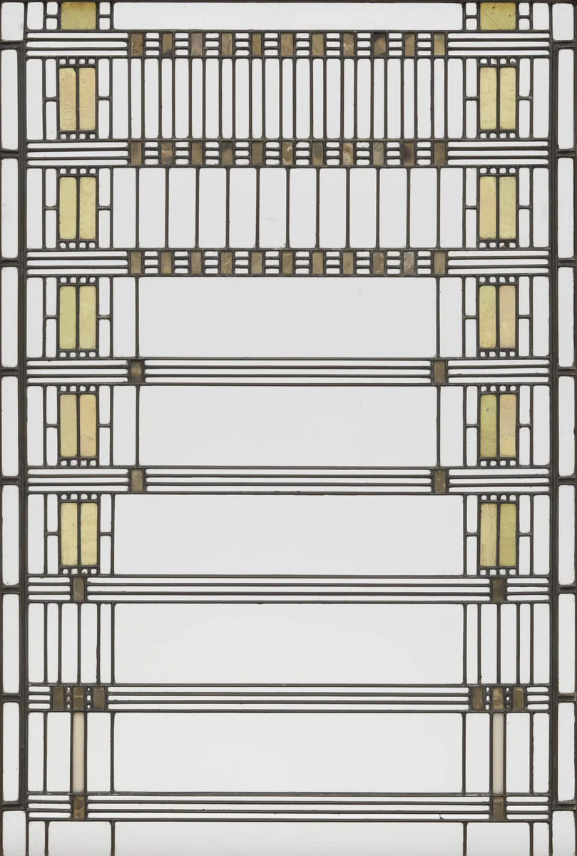 Darwin D. Martin House, Buffalo, NY, Window, 1904 by Frank Lloyd Wright, architecture, 1903