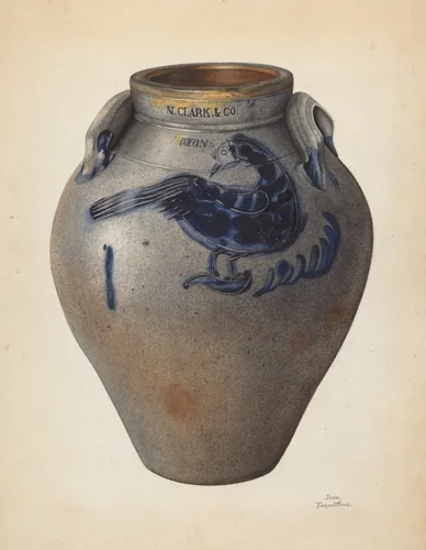 Crock by John Tarantino, index of american design, 1937