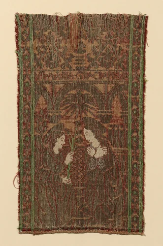 Fragment from an Orphrey by Italy, textile, 1401-1500