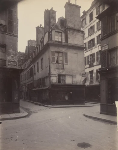 Rue de l'Abbaye by Eugène Atget, photograph, 1924