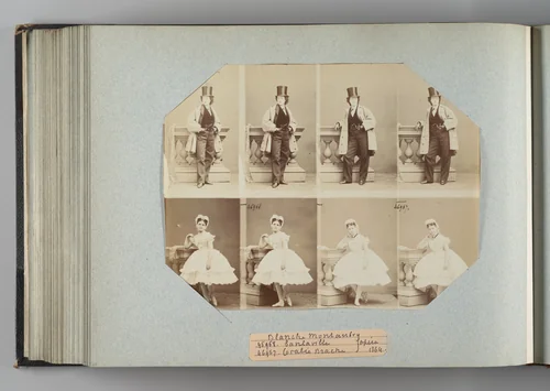 Blanche Montaubry; Sanlaville; Coralie Brache by André Adolphe-Eugène Disdéri, photograph, 1864