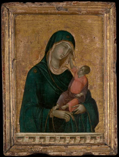 Madonna and Child by Duccio di Buoninsegna, painting, 1290-1300