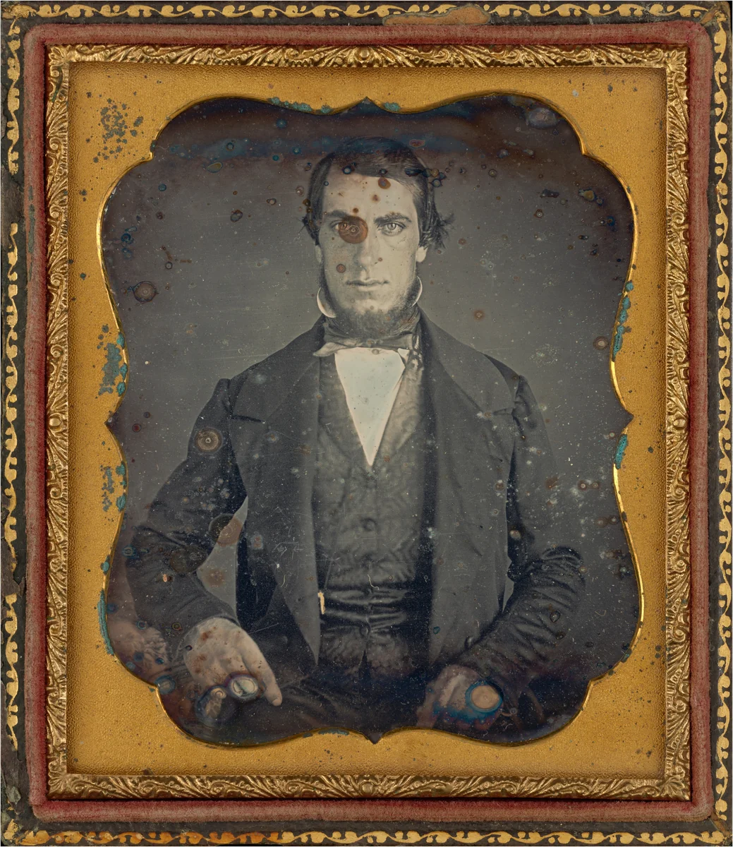 Portrait of a Man by Augustus Washington, photograph, 1840-1850