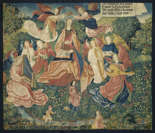 The Triumph of Eternity (from Chateau de Chaumont set) by Unknown, textile, 1512-1515