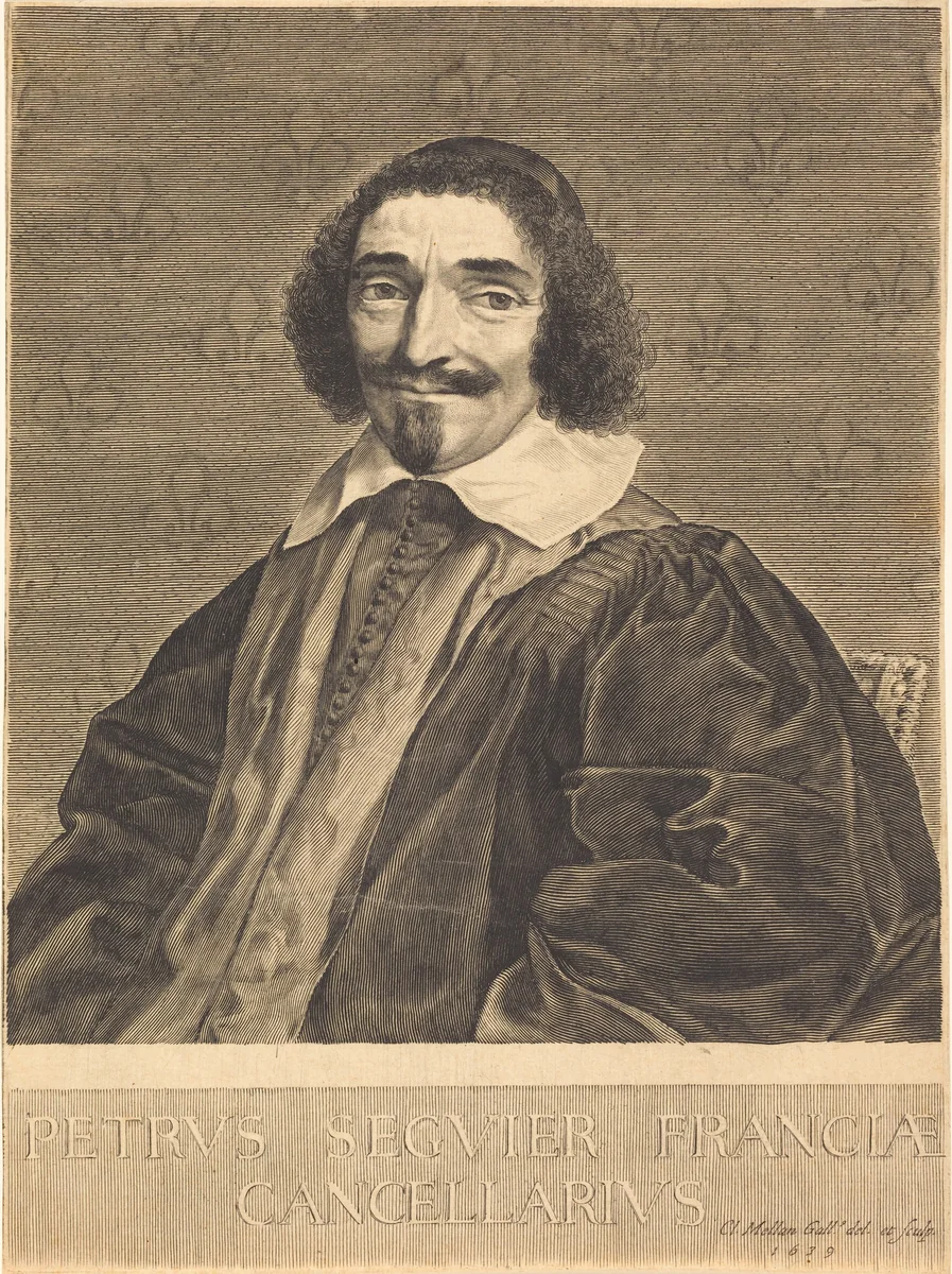 Pierre Seguier by Claude Mellan, print, 1639