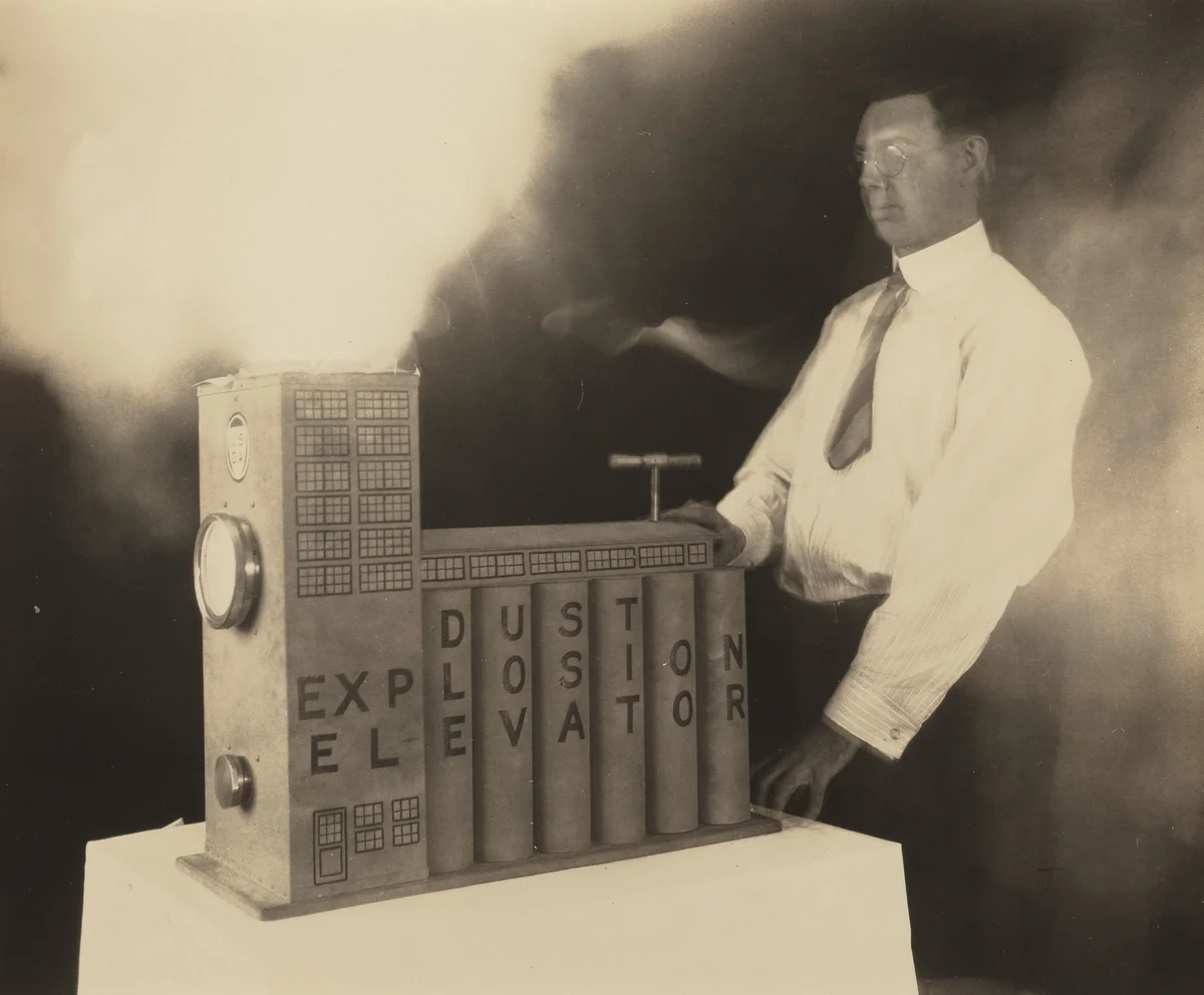Dust Explosion Elevator by American 20th Century, photograph, 1900-1920