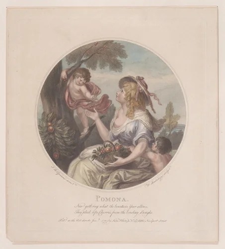 Pomona by Francesco Bartolozzi, print, 1787