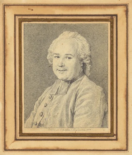 François-Emmanuel Pommyer, abbot of Bonneval by Charles Nicolas Cochin II, drawing, 1772