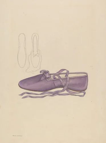 Slipper by Melita Hofmann, index of american design, 1936