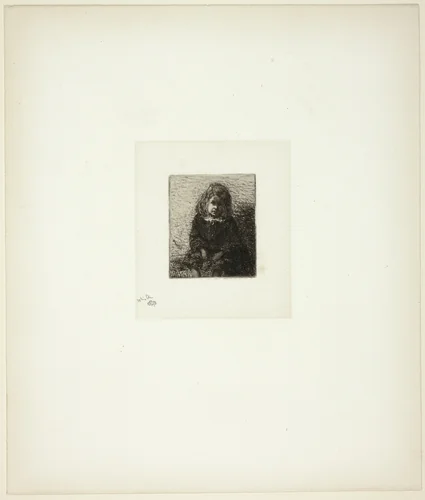 Little Arthur by James McNeill Whistler, print, 1857-1858