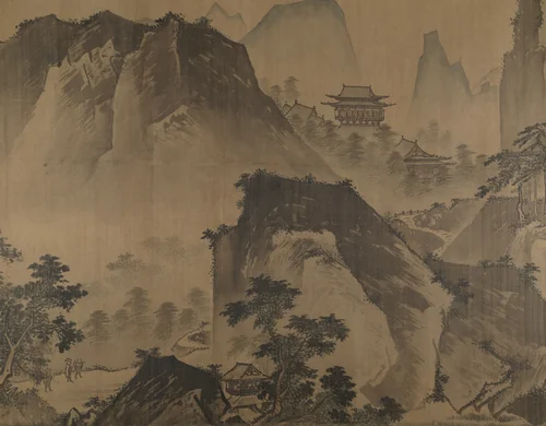 First half of Ten Thousand Li of the Yangzi River by Unidentified Artist, painting, 1467-1499