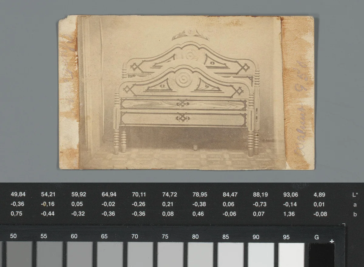 Reclame voor een meubelstuk van L. W. Bishop in Whitney Point, New York by anonymous, photograph, 1850-1915