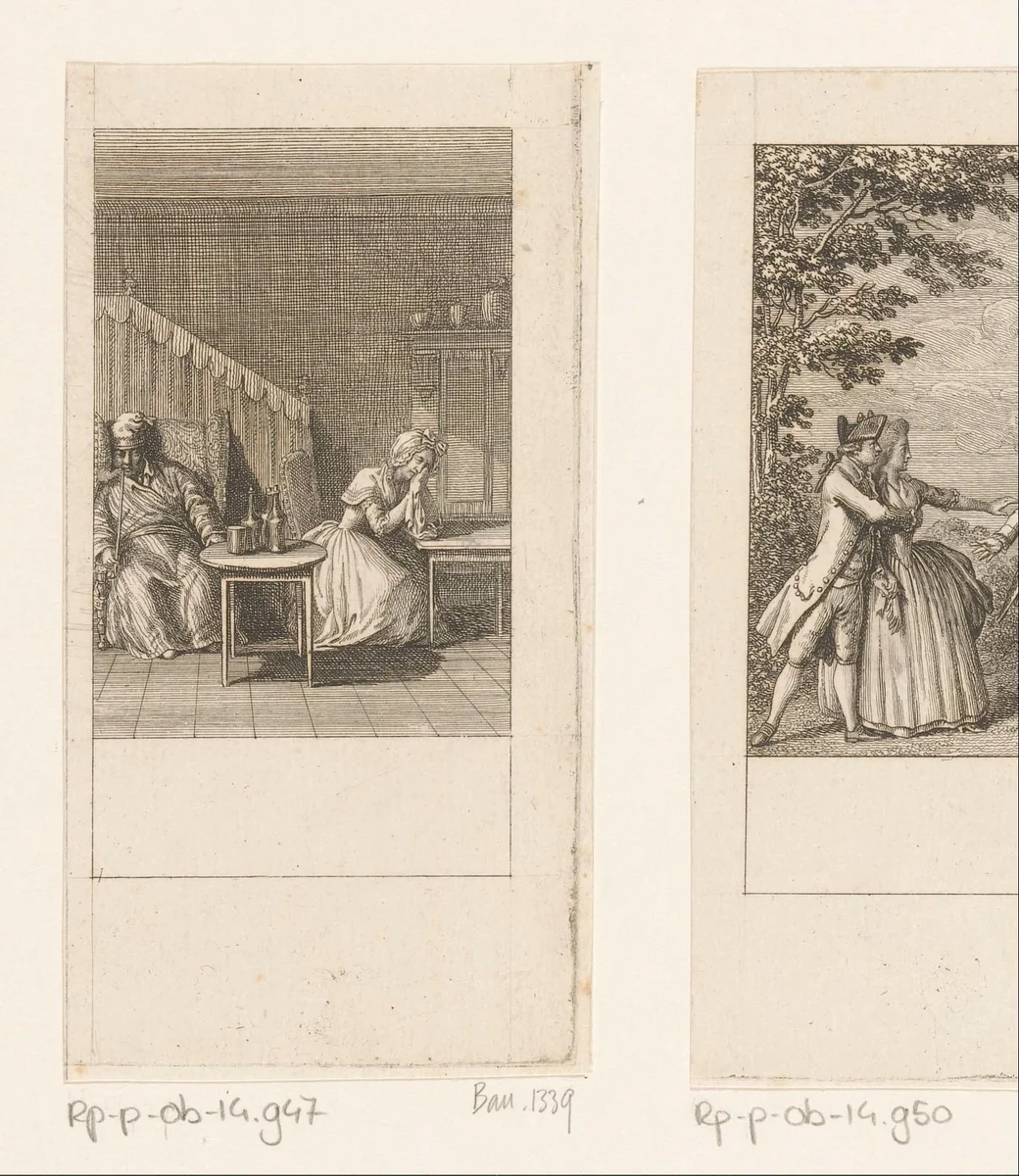 Berouw in het huwelijk by Daniel Nikolaus Chodowiecki, print, 1788