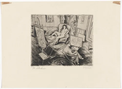 Studio by Emil Ganso, print, 1929