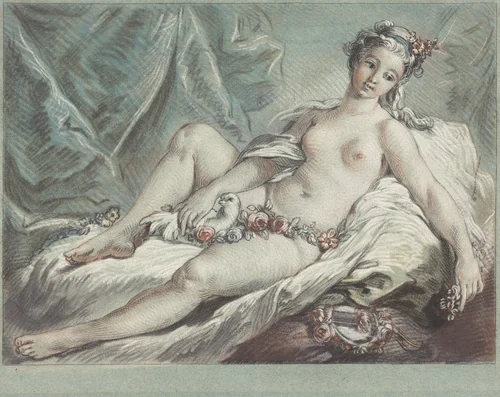 The Awakening of Venus by Louis-Marin Bonnet; François Boucher, print, 1769