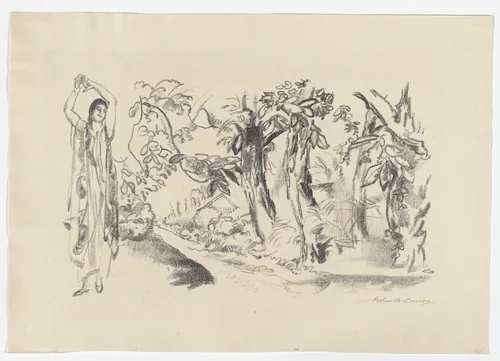 Hickory Grove by Arthur B. Davies, print, 1924