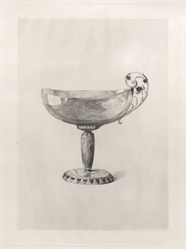 Oriental Cup Made from Agate by Jules Ferdinand Jacquemart, print, 1868