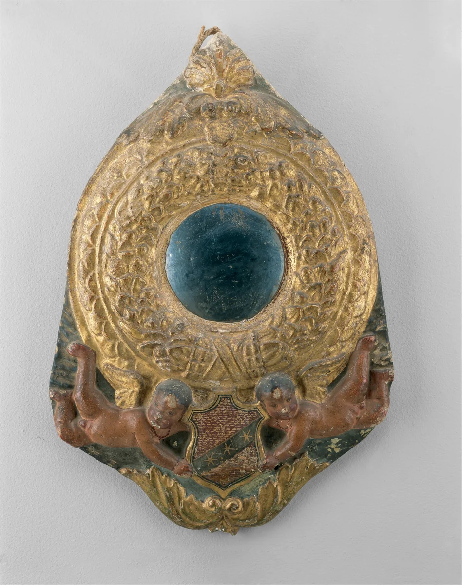 Tondo mirror frame by Benedetto da Maiano, other, 1480