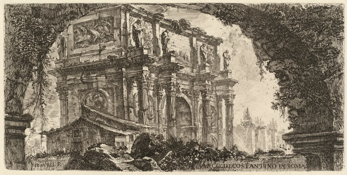 Arco di Costantino by Giovanni Battista Piranesi, portfolio, 1748