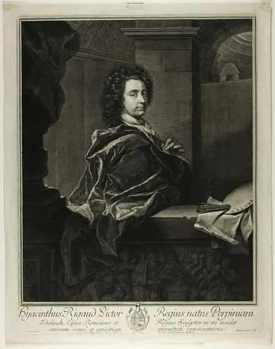 Hyacinthe Rigaud by Gérard Edelinck
Hyacinthe Rigaud, print, 1698