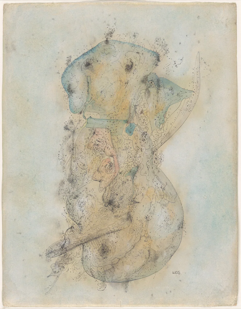 Untitled (composition) by Wols, drawing, 1943