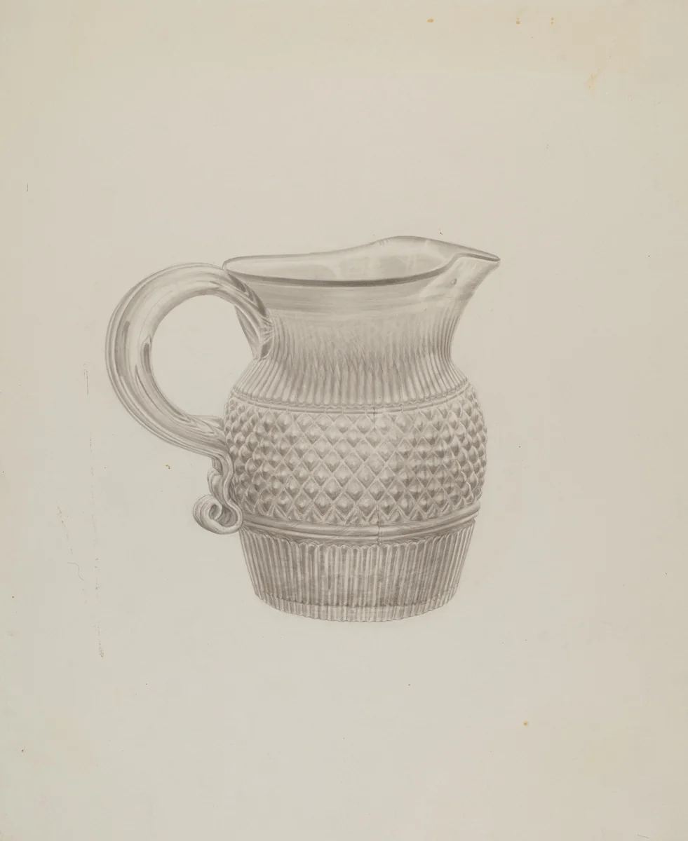 Pitcher by John Dana, index of american design, 1940
