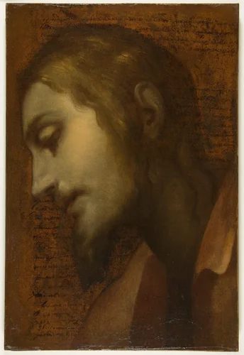Head of Christ by Ludovico Cardi, drawing, 1559-1613
