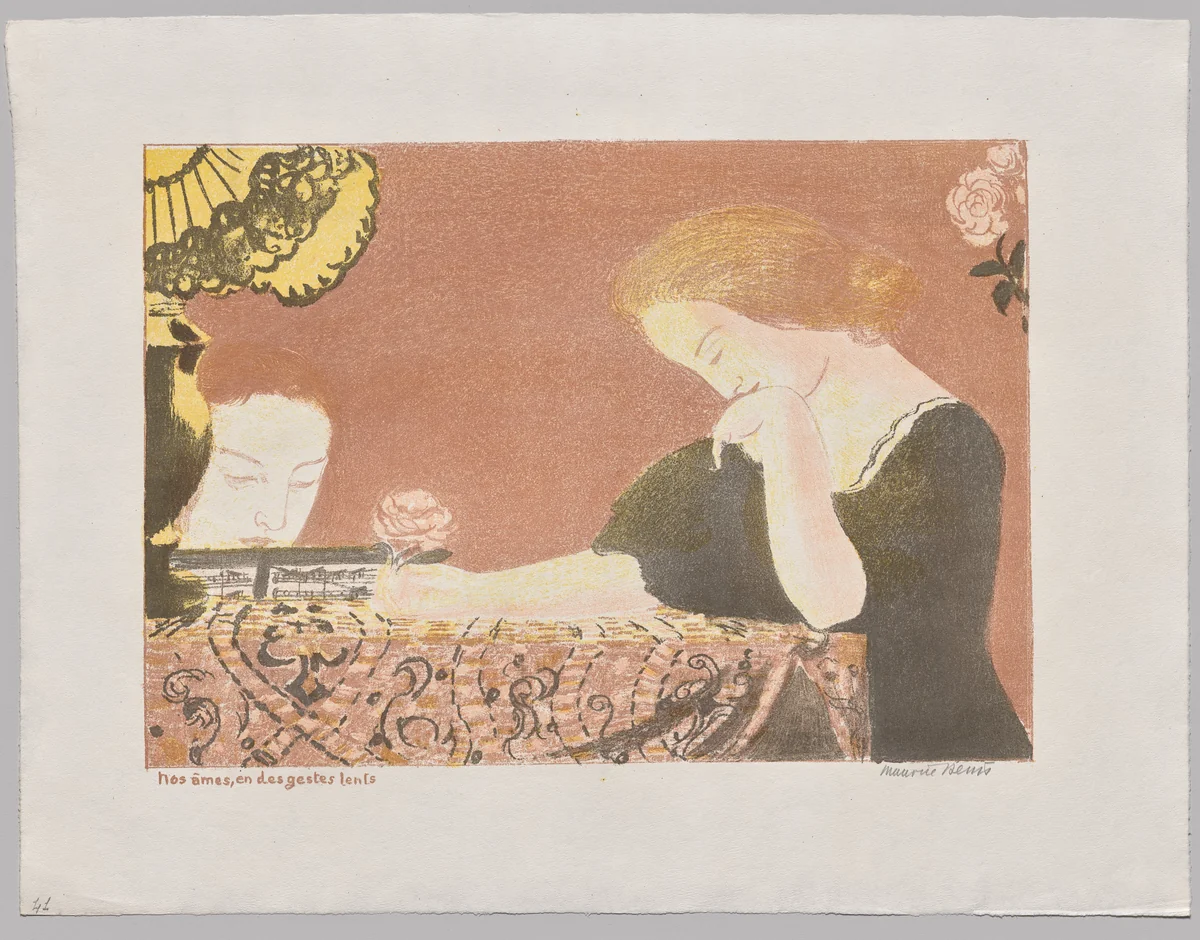 Our Souls, in Languorous Gestures by Maurice Denis, print, 1899