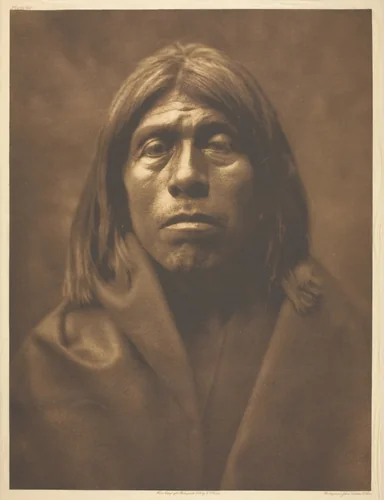 Quniáika - Mohave by Edward Curtis, print, 1903