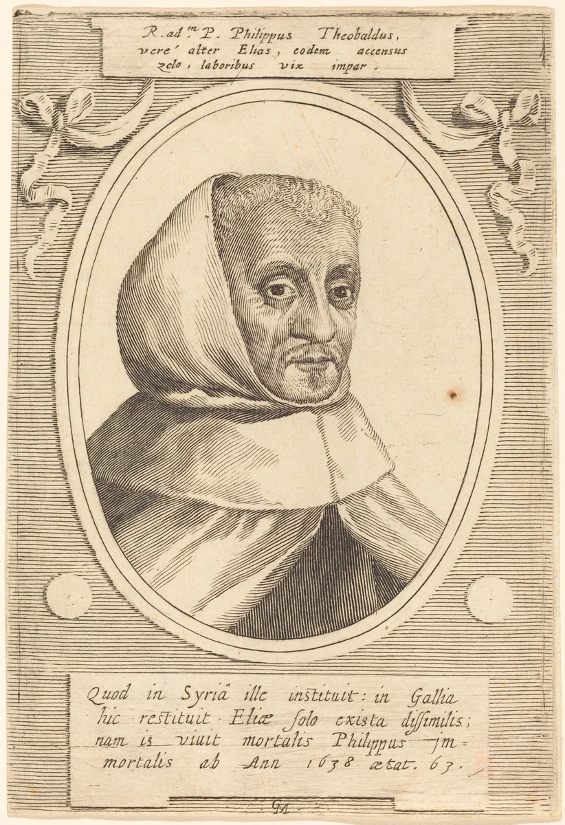 Philippe Thibaud by Claude Mellan, print, 1638