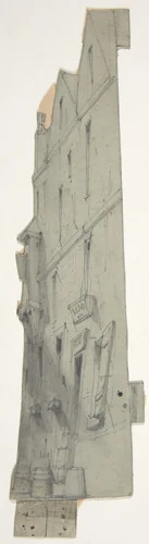 Design for a Stage Set at the Opéra, Paris by Eugène Cicéri, drawing, 1840-1890