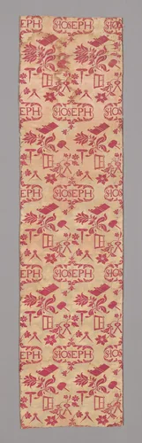 Panel by England or France, textile, 1715-1725