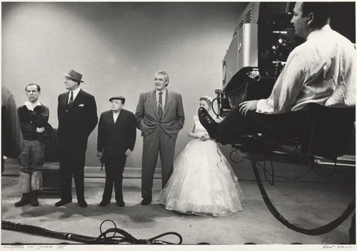 Hollywood TV Studio by Robert Frank, photograph, 1956