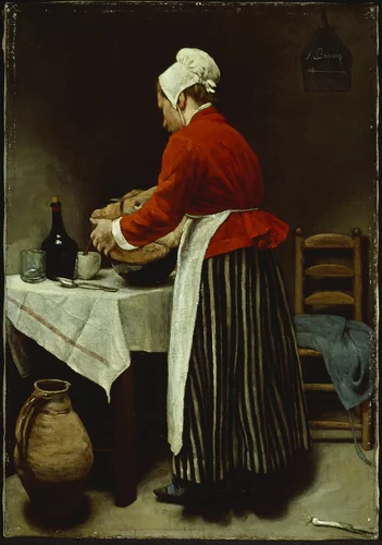 The Maid by François Bonvin, painting, 1870-1880