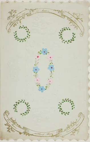 Where Thou Art is Home to Me (valentine) by Unknown Artist, other, 1845-1855